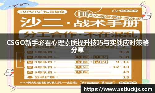 CSGO新手必看心理素质提升技巧与实战应对策略分享